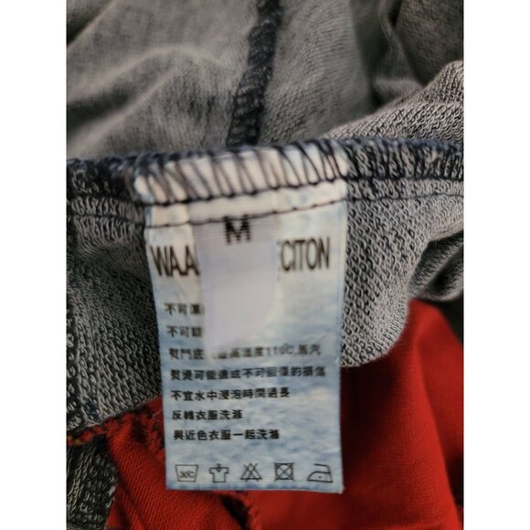 Womens Wa.ado Collection Denim Blue Sweatshirt With Red Accents & Pockets - Picture 5 of 7